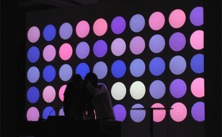 RD LED Matrixwand mit Verblendung
