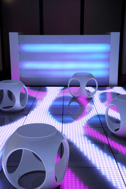 Room Division DJ LED Desk 256