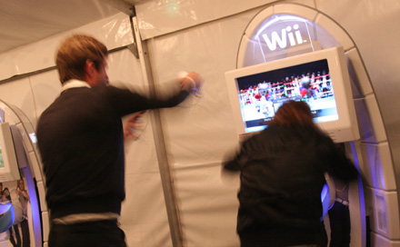 MEDIANIGHT 2007 im Kronprinzenpalais Nintendo Wii Lounge