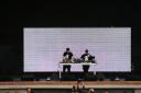 MODESELEKTOR mit Room Division Dreampanel Backdrop in der Wuhlheide