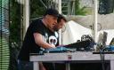 MODESELEKTOR mit Room Division Dreampanel Backdrop in der Wuhlheide