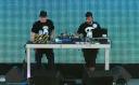 MODESELEKTOR mit Room Division Dreampanel Backdrop in der Wuhlheide